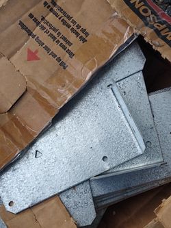 Galvanized End Post Caps 20 Pairs Each Box
