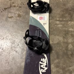 Snowboard With Bindings For Men’s 163 Cm