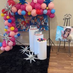 Party Cylinders & Backdrop, Tables Cloth For Party 