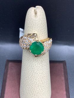 14KT Gold Emerald Ring