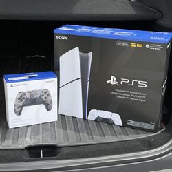 Sony Playstation 5 825Gb White + Joystick Controller