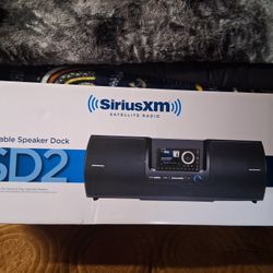 SiriusXM Satellite Radio, Model:SD2 , Black , Large