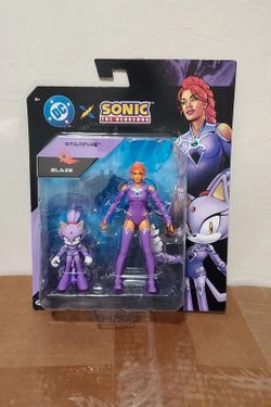 Sonic the Hedgehog x DC Comics Starfire & Blaze Action Figure 2-Pack