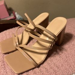 Cute Nude Heels Size 8 