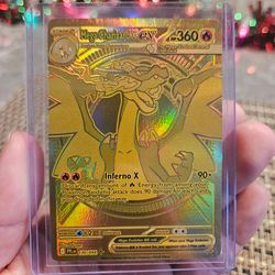 Phantasmal Flames Gold Mega Charizard EX