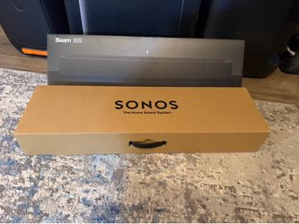 Sonos Beam Generation 1 Sound Bar - Premium Home Theater Audio | Alexa Built-In | WiFi Streaming