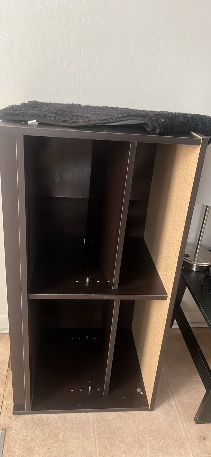 Black /Brown Tv Stand 