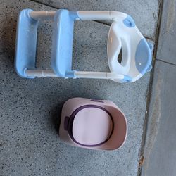 Toddler/Kid Toilet Stepper And Seat 