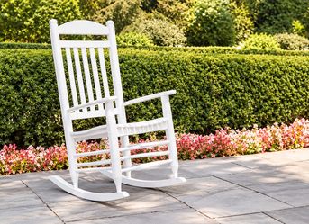 BRAND NEW Hampton Bay Wood Rocking Chair