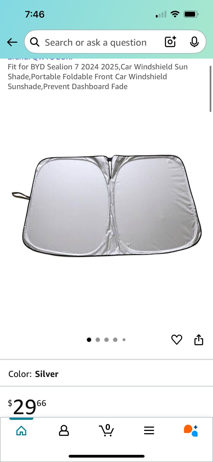 Windshield Sunshade (UTC Area)