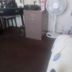 HON 2-drawer Metal File Cabinet