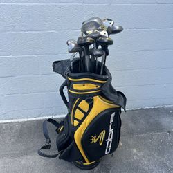 Golf Clubs in Cobra Bag