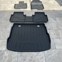 2024 CRV all weather mats and cargo tray 