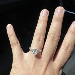 Lab Grown 1.5 Carat Diamond With .5 Carat Diamond
