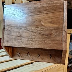 Dark Walnut concealment key holder