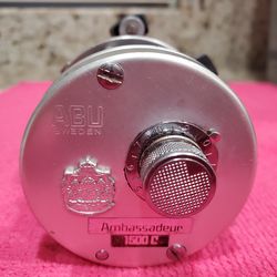 AMBASSADOR ABU 1500C EXCELLENT CONDITION HIGH SOEED BAIT CASTER FISHING REEL