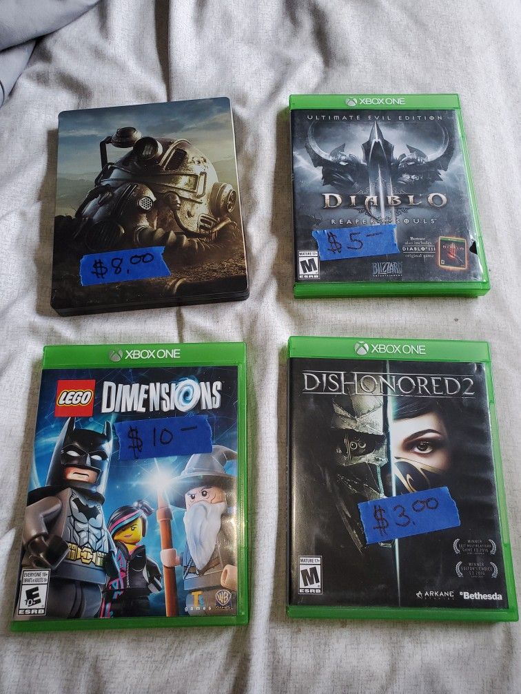 Xbox One Games Prices On Games