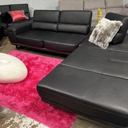 Black Sectional 
