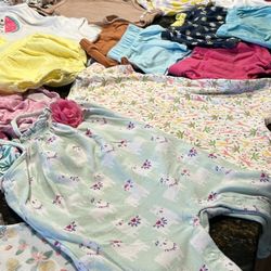 Baby Girl Summer Clothes Size 6-9 & 12 Mo. 