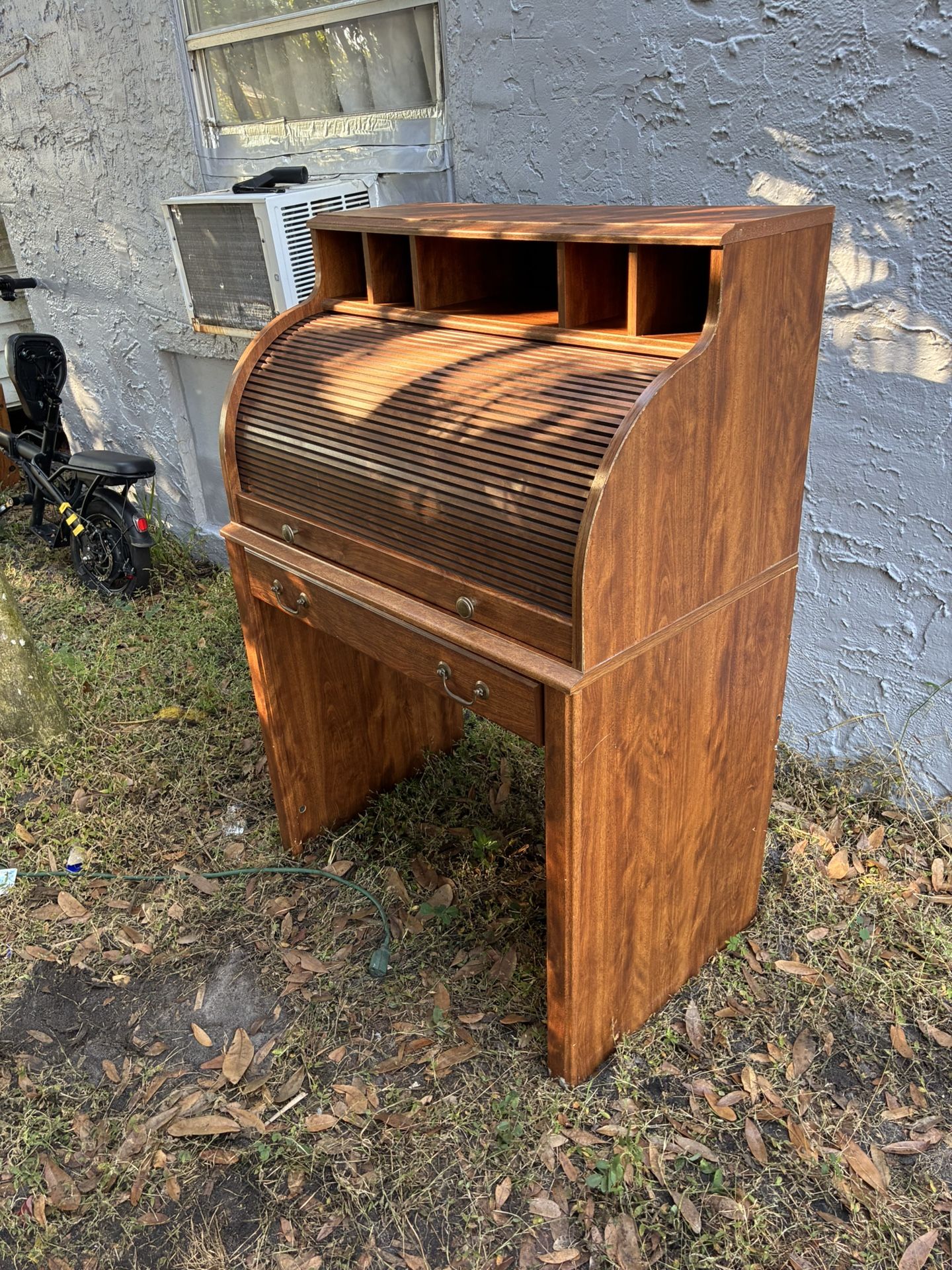 vintage roll up desk