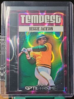 2025 Leaf Optichrome Tempest Reggie  Jackson  Oakland A's