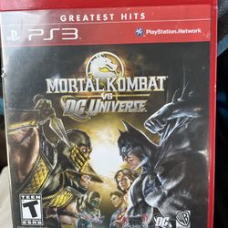 mortal combat vs DC  universe ps3