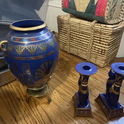Matching Vases And Candelabra 