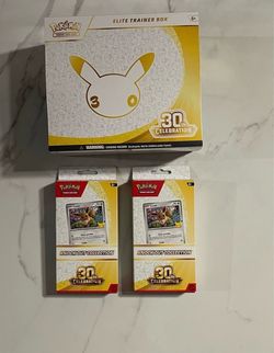 30th Anniversary Celebration ETB & 2 knock out Collection