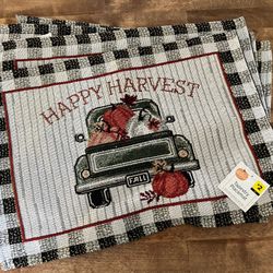 Set Of 4 Fall Placemats 