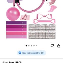 13pcs Pilate Essential Kit For Woman