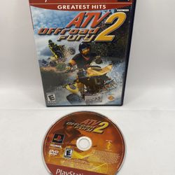 ATV Offroad Fury 2 (Sony PlayStation 2, 2002) PS2 No Manual