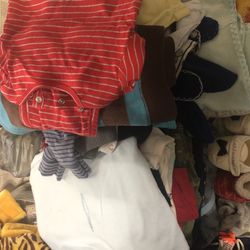 Pile Of Baby Boy Cloth 6-12 Month