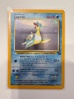 Fossil holo Lapras