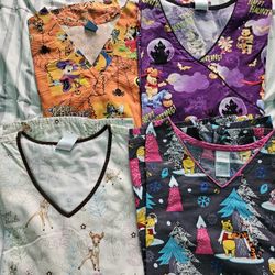 Disney Scrub Tops 3xl