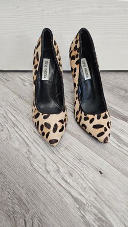Steve Madden Leopard Heels. Size 7.5 
used once. Excellent condition 
