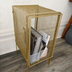 small  golden side table