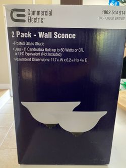 2 Pack Wall Sconce Light Fixtures