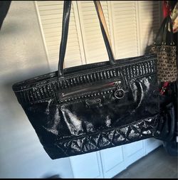 Black couch purse