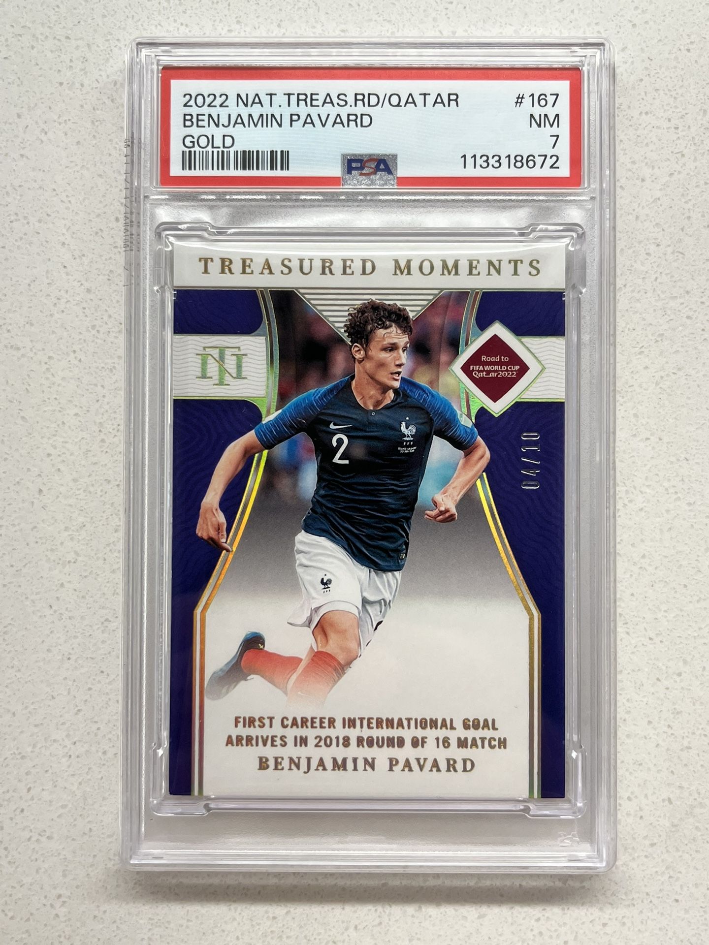 BENJAMIN PAVARD SOCCER CARD