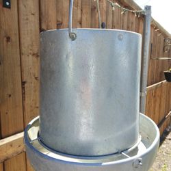 Galvanized Chicken Feeder $45