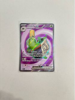 Sinistcha Ex #189 Pokémon twilight Masquerade
