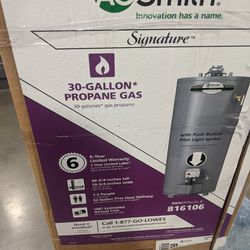 A.O. Smith 30 Gallon Liquid Propane Water Heater