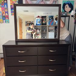 Dresser And Mirror