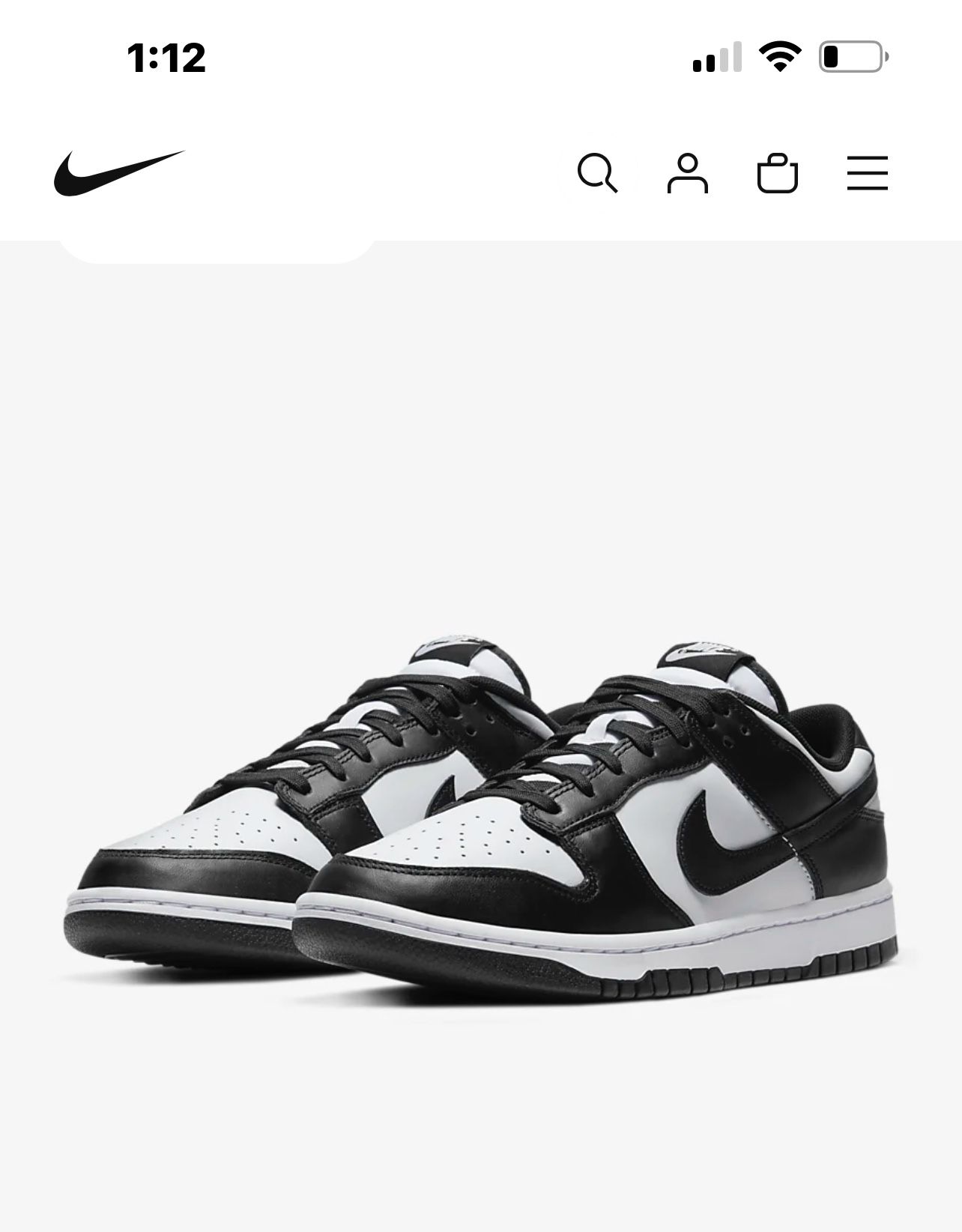 NIKE ( PANDA ) DUNKS