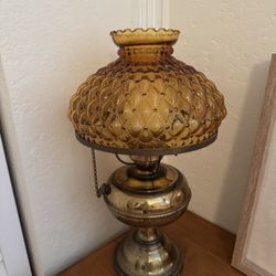 Antique Vintage Brass Lamp