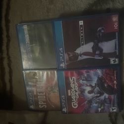 In Good Condition Games For PS4 Price Negotiable :)