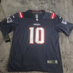 Drake Maye #10 Home Jersey New England Patriots S-XXL