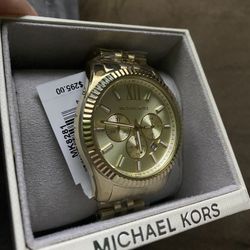 Michael Kors Men’s Gold/Green Watch