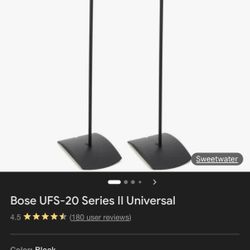 Bose speaker stands - set of 2