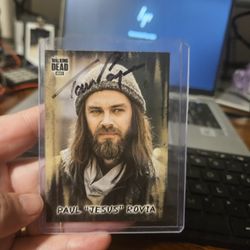 The walking dead, Jesus, Tom Payne, Autographed Topps Trading Card